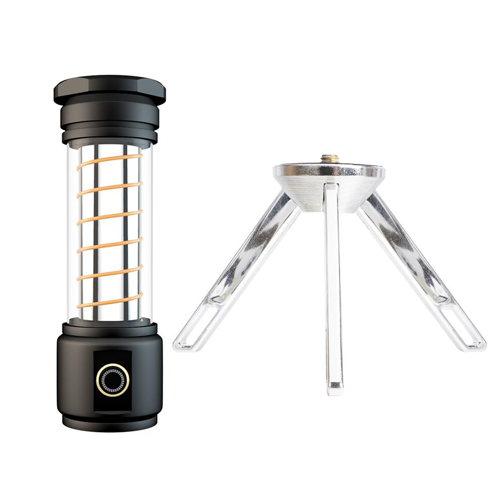 Brass Camping Flashlight 2-in-1 Outdoor Tent Light Torch Camping Light Multifunctional Emergency Lamp for Fishing Hiking