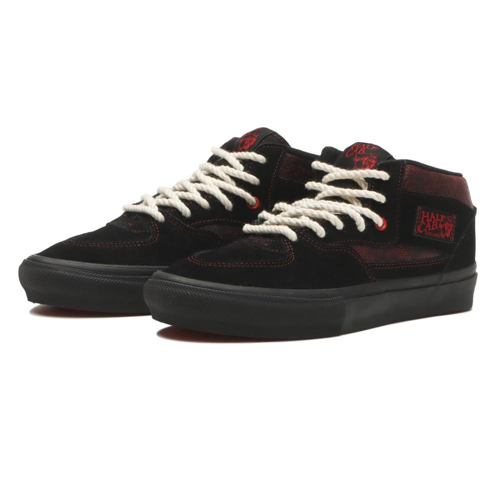 Vans Skate Half Cab Sneakers Saw Red Black Vn0a5fcdy25