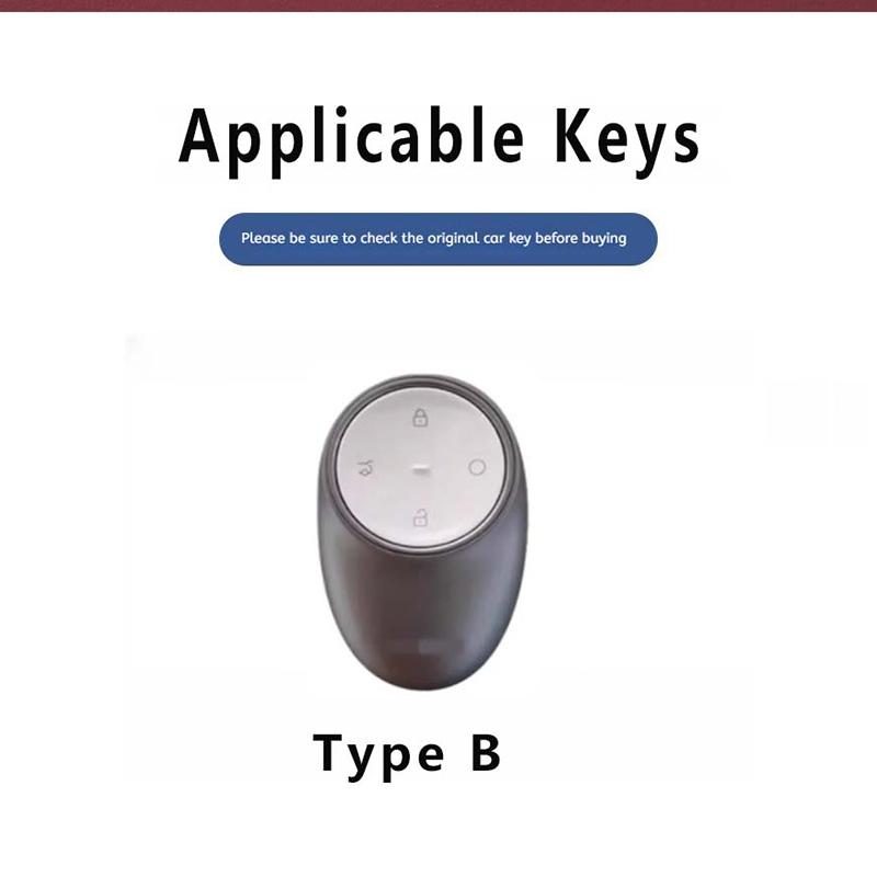 Genuine Leather Car Key Case Cover Fob For Gac Aion S Plus V Y Lx Ia5 Ge3 Ga3S Rex New Energy Trumpchi Keychain Durable