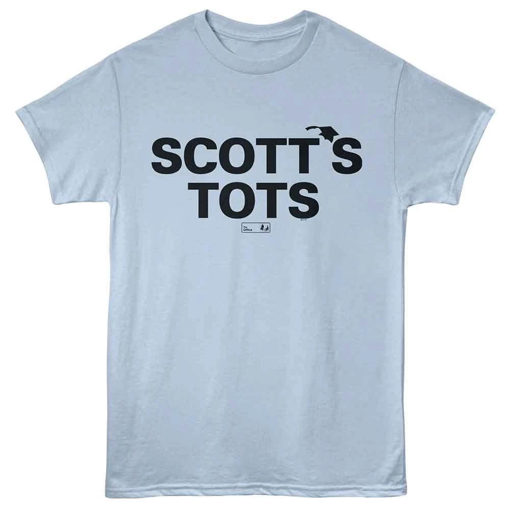 The Office - Scotts Tots - Front Print Short Sleeve Children s T-shirt - Light Blue 100