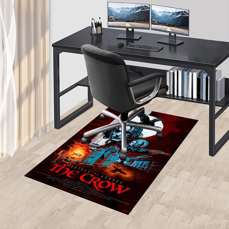 1pc The Crow Raven Carpet, Office Rug Outdoor Mat Home Decor Area Carpet Festival