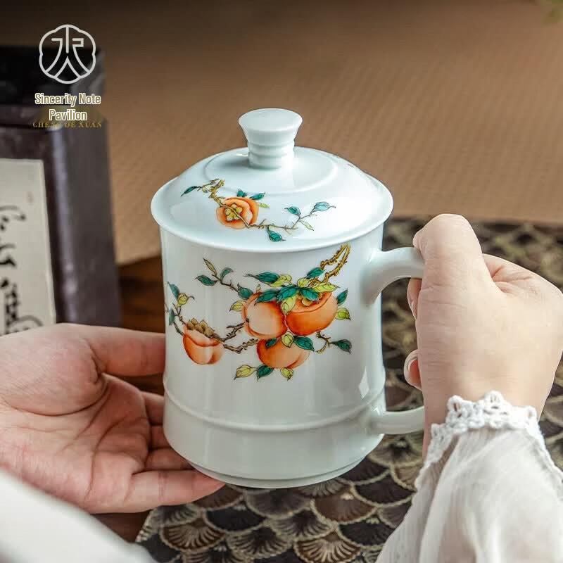 Chendexuan Jingdezhen Hand-painted Ceramic Office Tea Cup