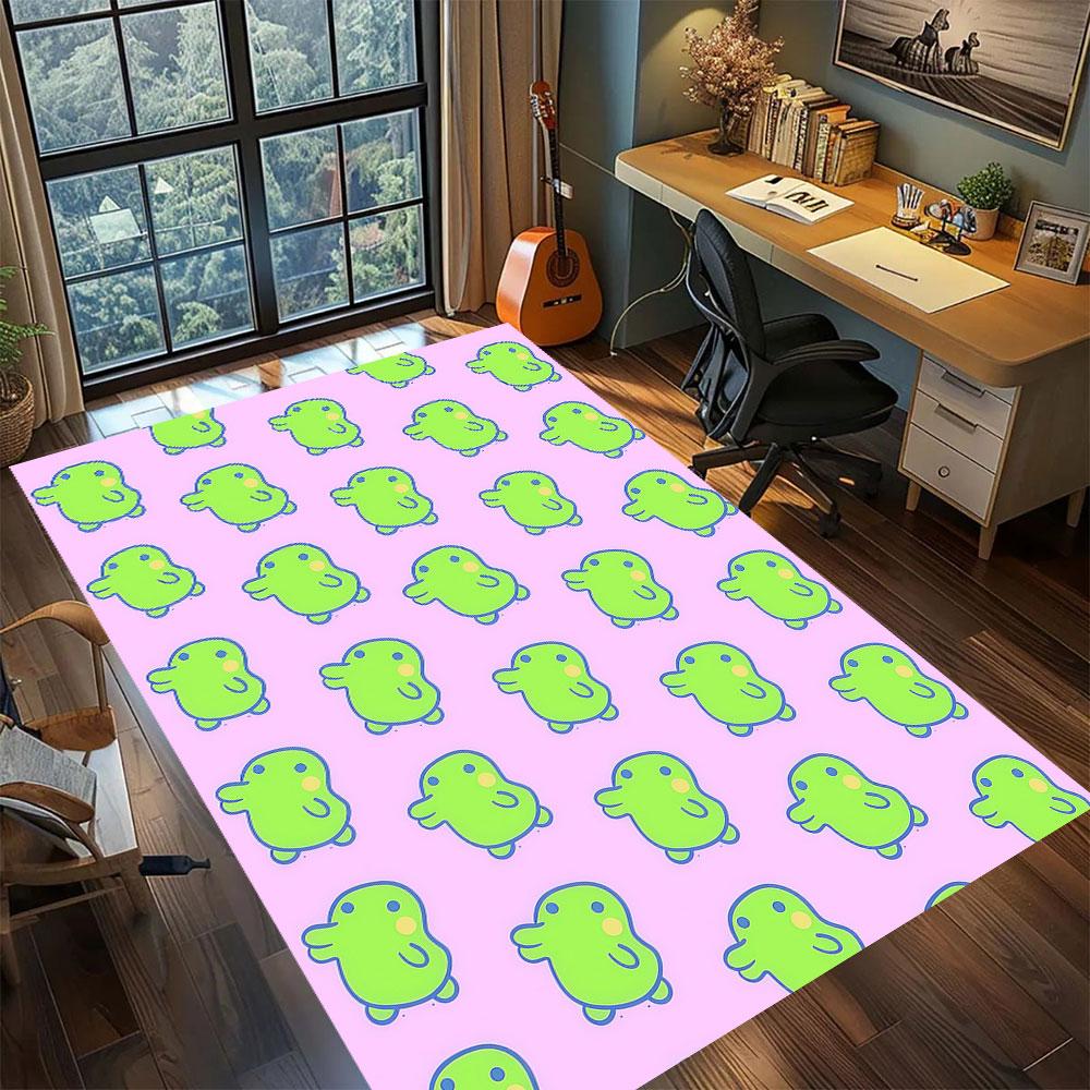 Tamagotchi Anime Character Carpet for Living Room Bedroom Home Decor Cool Movie Mat Play Floor Mat