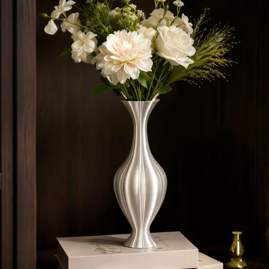 Glas Blumenbehälter für Schlafzimmer 3D Gedruckte Künstlerische Vase, Moderner Dekorativer Blumen Minimalistischer Behälter, Stilvolle Pflanzgefäße Balkon