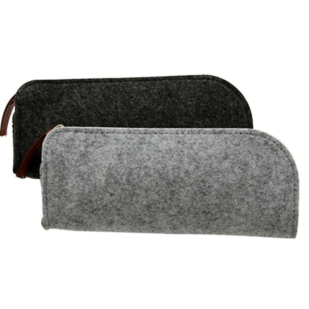Case Large Capacity Felt Cloth for Girls Pencil Bag Felt Pencil Case Stationery Organizer Pen Pouch