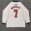 Retro Long Sleeve Soccer Jersey Vintage Football Shirt Men Women Adult Fan Wear Classic Player Style