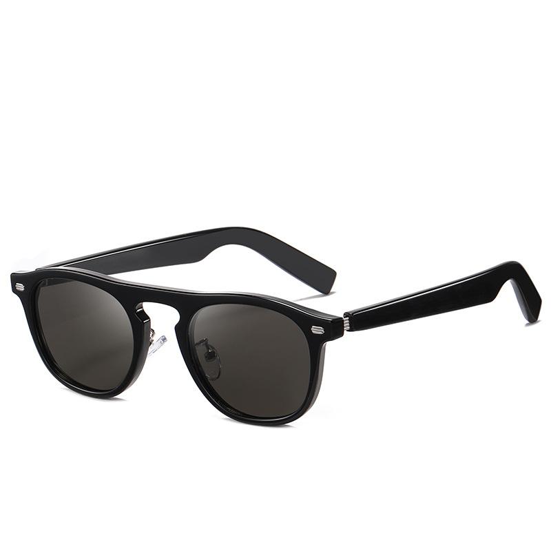 Новый тренд Круглые солнцезащитные очки Маленькая оправа Нейлоновые линзы Рама из TR90 Унисекс Очки Легкие Стильные