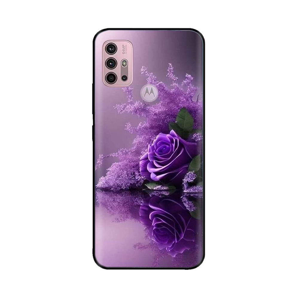 For Motorola Moto G20 Case XT2128-1 XT2128-2 Cover Cute Cartoon Painted Soft Silicone Phone Case For Moto G10 G30 G20 G60 Capa