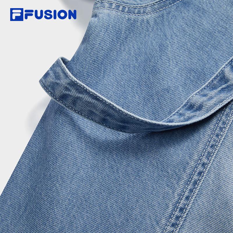 FILA FUSION Washed Denim Jacket