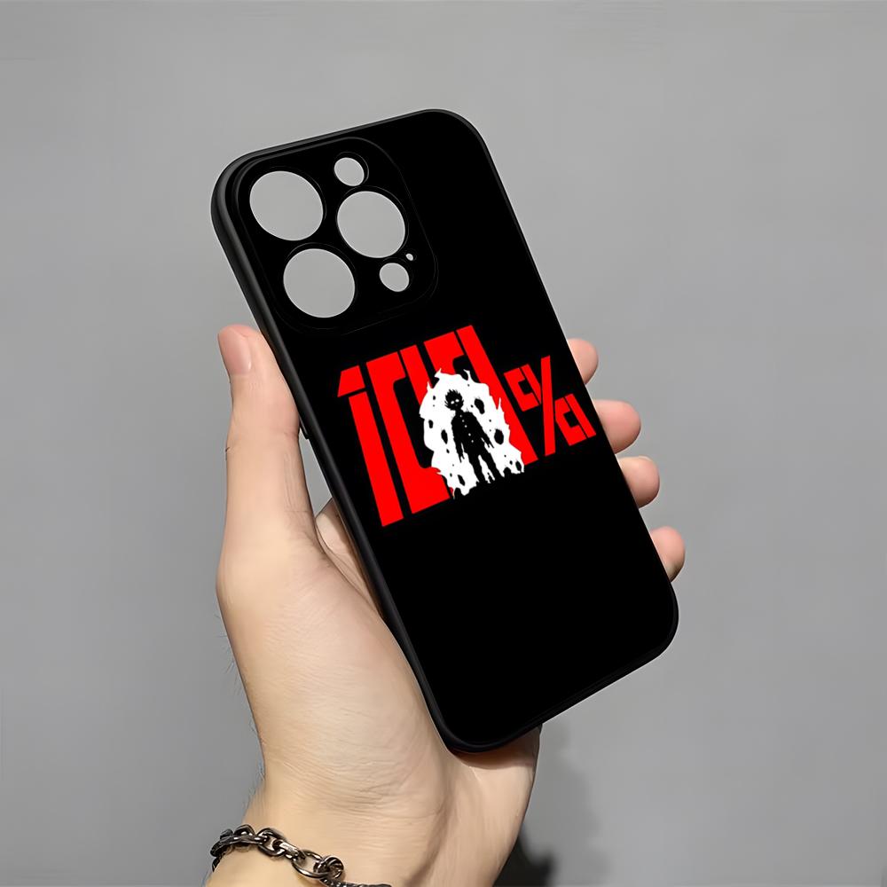 

Anime Psycho 100 Phone Case For IPhone 17 Pro Max 16 15 14 Pro Max 13 11 X Xs Xr 8 7Plus Silicone Cover iPhone 13 Pro Max