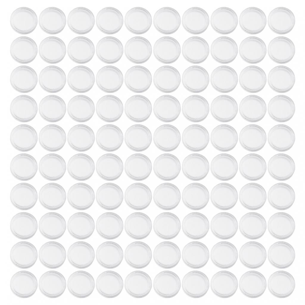 100 buc Capsule pentru monede 16 mm Comemorative Transparente rotunde mici aplicate