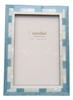 Natalini Shell Wooden Photo Frame Made In Italy 10 X 15cm Postcard Size Blue Small Q-H-20