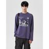 Garment Dyed Monographic Tea Purple