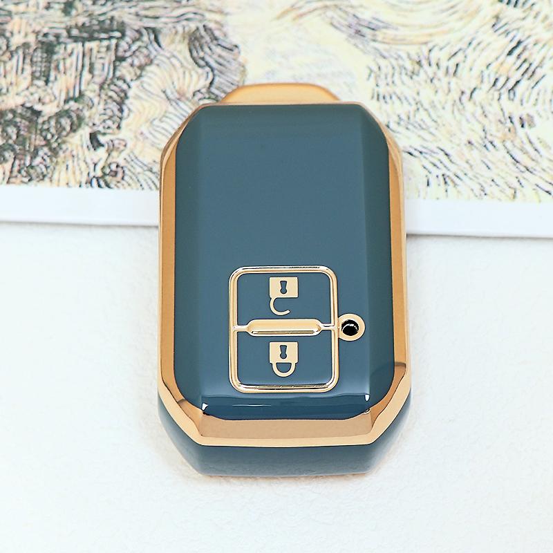 Fashion TPU Car Remote Key Case Cover Shell For Suzuki Ertiga Swift Wagon R 2 Button Protected Holder Keyless Fob Accessories