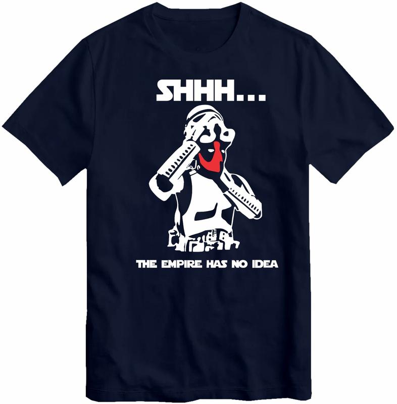 Shhh The Empire Deadpool T-Shirt Funny Movie Tee Unisex T-Shirt S