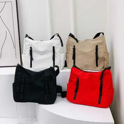 Jarní ležérní taška crossbody z nylonové tkaniny s velkou kapacitou, lehká, nová módní ležérní taška přes rameno pro dojíždění