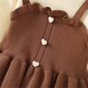 2 PZ Set Abbigliamento Bambina Autunno Inverno Vestiti Bambini Tute Nuovo Completo Neonato Completi Dolci di Compleanno per Bambine