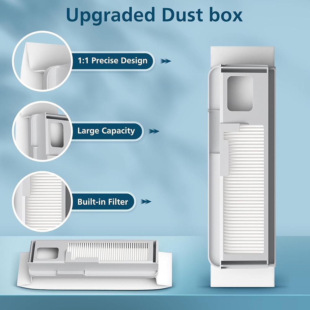 

For Narwal Freo X Ultra Robot Vacuum Cleaner Dust Bag with Filter Replacement Accessory Type A