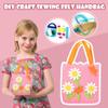 DIY Craft Sewing Felts Handbag Kit Christmas Candy Gift Bags Kids Sewing Toys