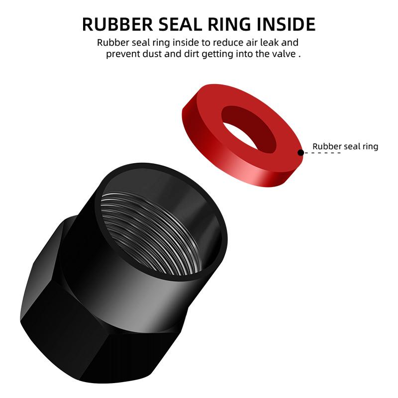 Καλύμματα Βαλβίδας Τροχών Αυτοκινήτου & Δαχτυλίδι Κλειδοθήκης Αυτοκινήτου Για Mitsubishi Lancer Outlander Pajero ASX Αξεσουάρ Αλουμινίου