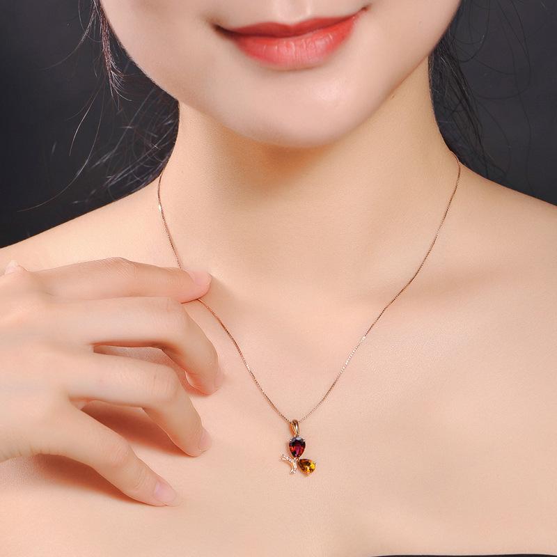 Gold-Plated Reindeer Pendant Necklace for Men, Women, and Babies