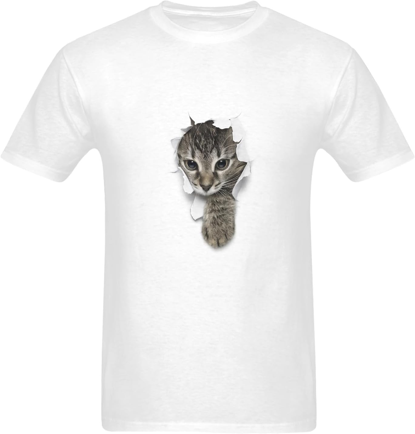 

3D Print Graphic Men s T-Shirt Short Sleeve Summer Top Crewneck Cotton Casual Shirt Fashion Streetwear 5XL різнокольоровий