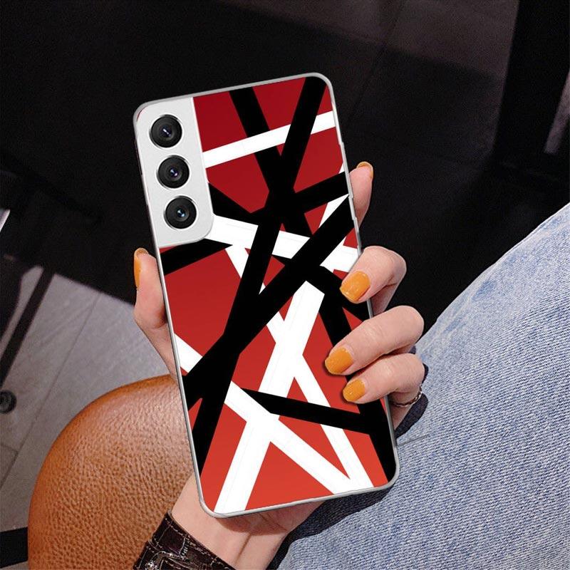 Eddie Van Halen Graphic Guitar Phone Case For Samsung Galaxy S24 S25 Edge S26 Ultra S23 S22 S21 Plus S20 FE + Personalized Print
