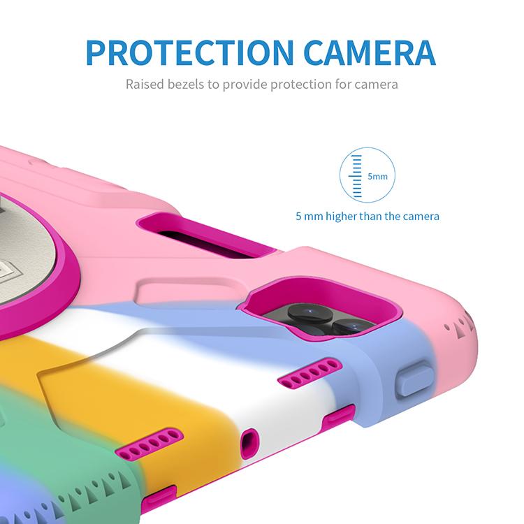 Custom Logo New 360 Full Cover Robot Heavy Duty Defender Shockproof Kids Stand Tablet Case for Ipad Pro 11 Inch
