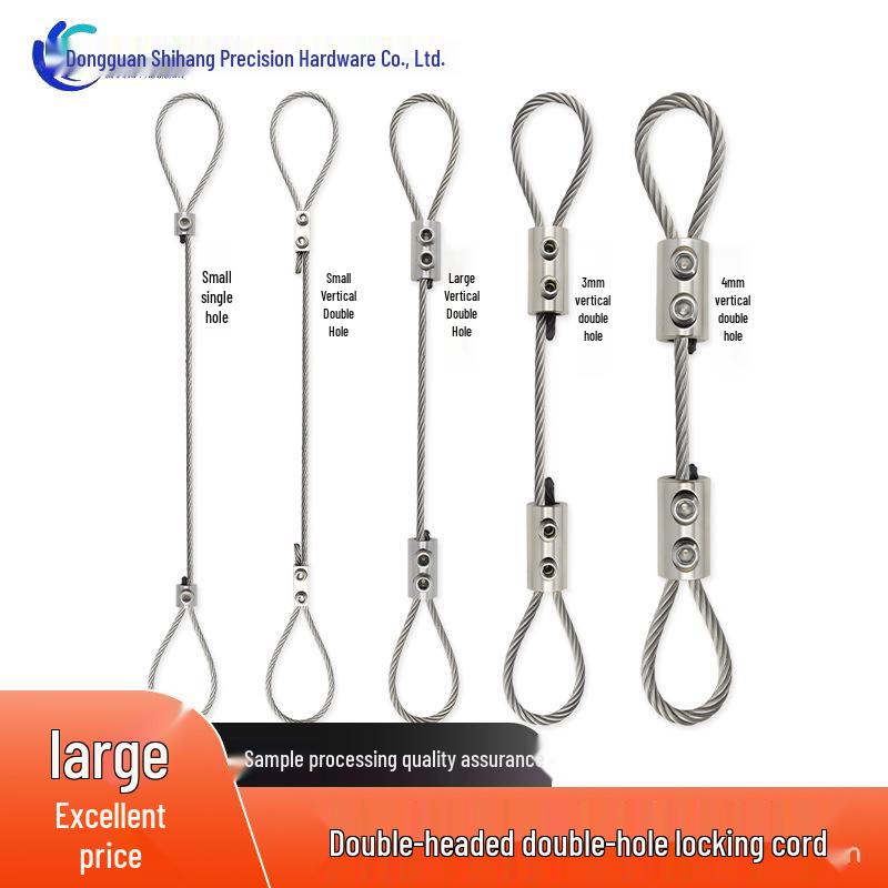 Steel Wire Rope Double Hole Locking Device