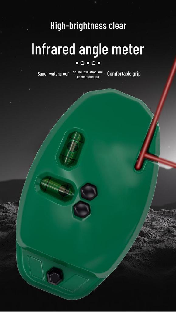 Precision Infrared Laser Level: High-Accuracy 90° Line Marker with Strong Light for Ground Alignment