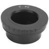 CPQ Lens Adaptor Ring with Back Cap for C Mount Lens To for Pentax QQ10Q7QS1 Camera