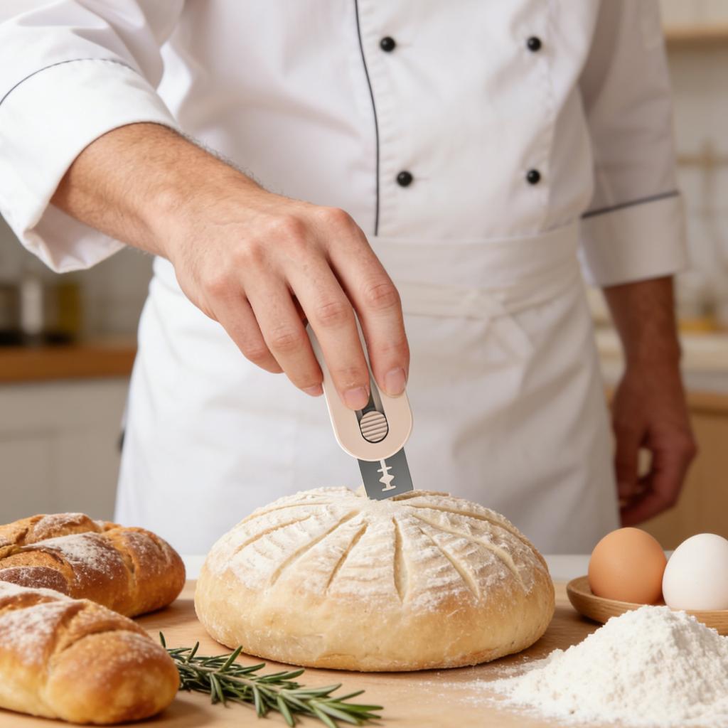 Home Baking Bread Scoring Tool: A Instrument For Scoring And Shaping Baguettes And European- Breads. Crafted From Food-grade Safe Materials, It