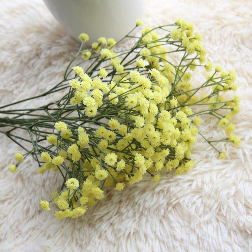 Künstliche Seidenblumen, Schleierkraut, Hochzeitsstrauß, Partydekoration