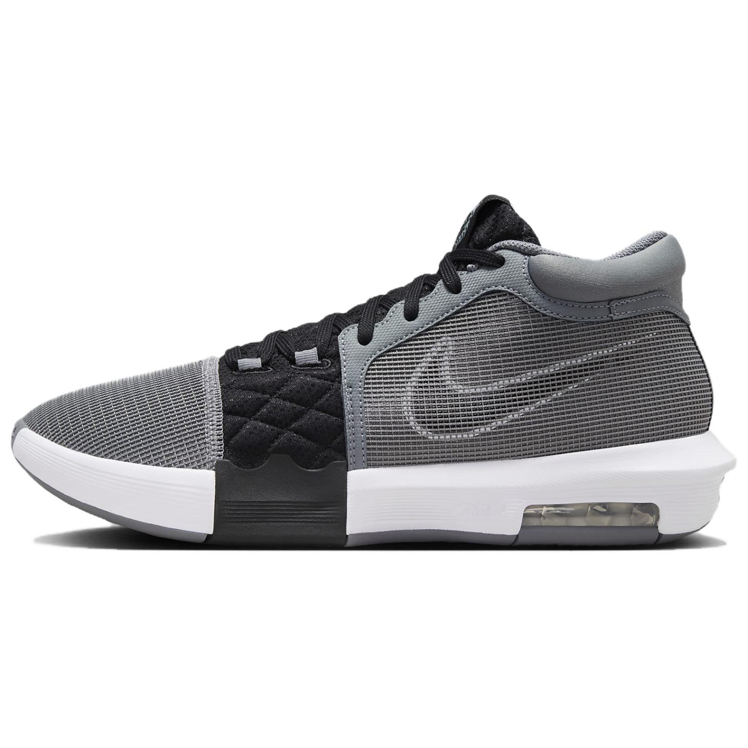 Nike LeBron Witness 8 EP Cool Grey Black Men Sneakers White FB2237-004 40.5