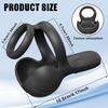 Remote Control Cock Ring for Men Penis Vibrator Male Ejaculation Delay Testicles Perineum Stimulator Massage Sex Toy for Couples