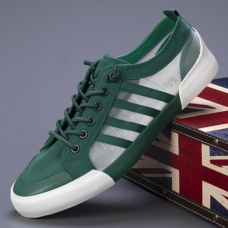 Hot sale Summer Mesh Casual Shoes for Men 2024 Flat Shoes Comfort Red Men Loafers Light Mens Slip-on Shoes zapatos de hombre