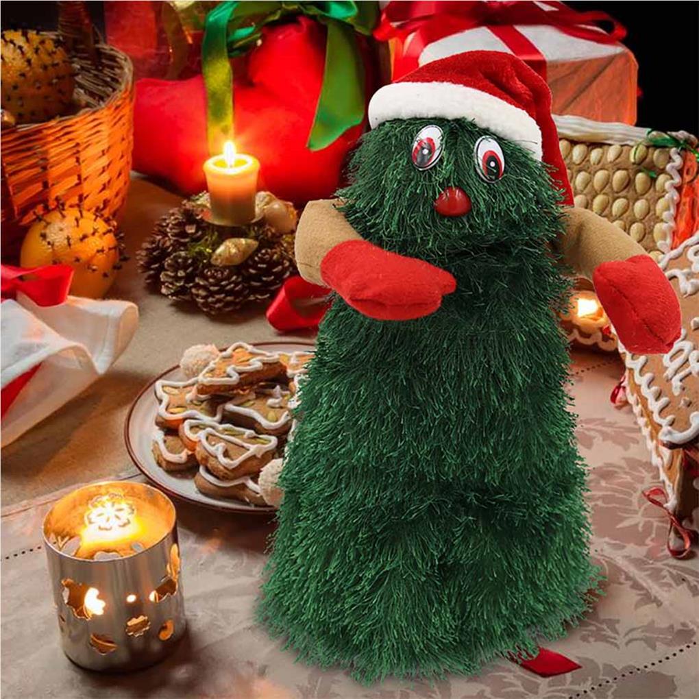 Elektrischer Weihnachtsbaum Spielzeug Requisiten Exquisite Haushalts-Feiertagsdekoration Interessante Tischplatten Batteriebetriebene tanzende Spielzeuge