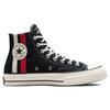 Converse Chuck 70 High Archival Stripes - Black Unisex Sneakers Red Vintage-White A07441C