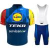 Abbigliamento Mtb da Uomo Maglie da Ciclismo TEKR Camicetta Vestiti Giacca da Uomo Set da Uomo Pantaloncini Attrezzatura Maglia Professionale Pantaloni Uniforme Gel