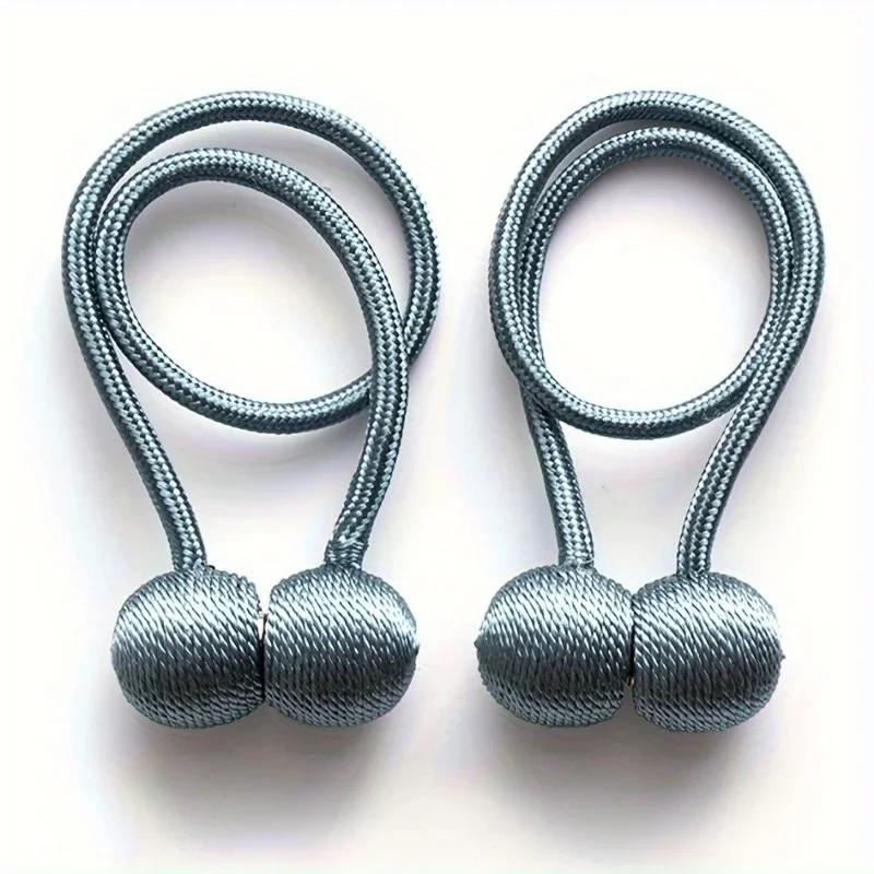 

2PC Magnetic Curtain Tiebacks Earphone Design Shower Curtain Holders Decorative Bathroom home Accessories decoration hooks