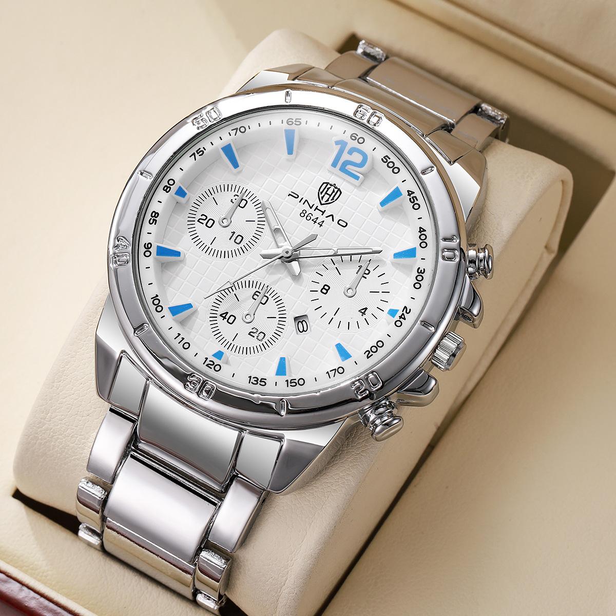 Waterproof Speedmaster Men S Steel Belt Luxury Atmospheric Digital Disc Business Men S Watch Quartz Watch