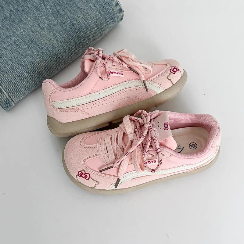 Casual women's shoes 2025 new spring and summer popular versatile platform German training shoes white shoes casual board shoes sports shoes women