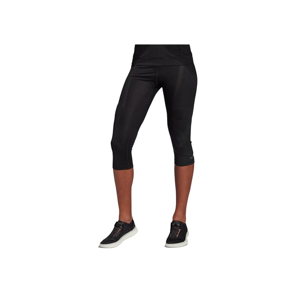 adidas Confortável Elegante Respirável Absorvente de Umidade Macio Amigável à Pele Ajuste Slim Treino Shorts Esportivos Sete Pontos Shorts Femininos Preto DT9298