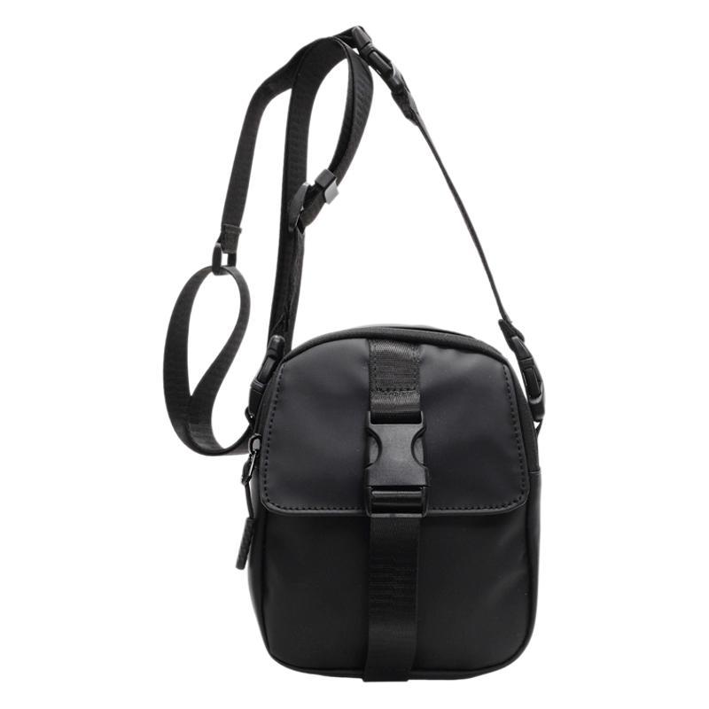 Vertical waterproof trendy brand sports fashion versatile commuter crossbody bag solid color 2025 new casual small bag shoulder bag