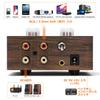 Nobsound P5 HIFI Vacuum Tube Headphone Dual Mono 200V High Voltage Replaceable Vacuum Low for Audiophiles Amplifier Design, 4.4mm & 6.35mm Output,