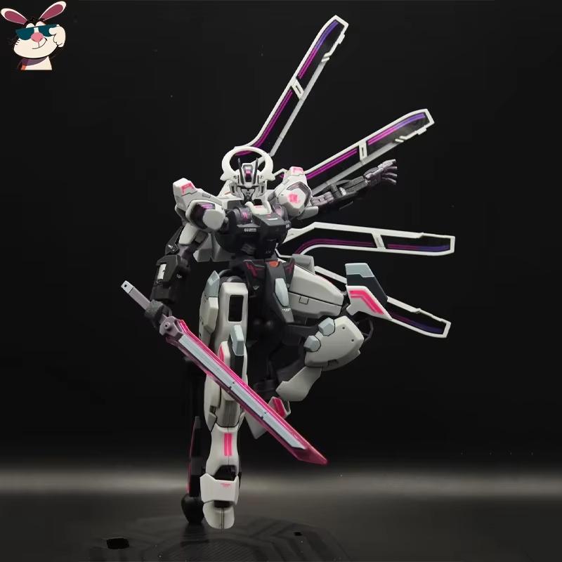 HG 1/144 Schwarzette The Witch From Mercurys Mech Assemblage Modelbouw Kits Actiefiguren Bureau Ornament Poppetje Jongens Puzzel Speelgoed Cadeau