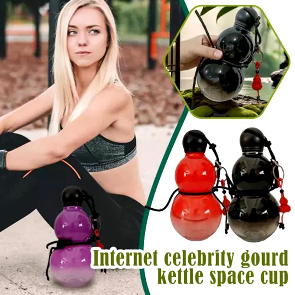 Unique Gourds Water Cup Reusable Lightweight Outdoor Sports Bottle For Outdoor Activities