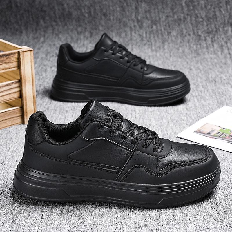 Plus Size Men s Autumn Leather Casual Low-Top Breathable Sneakers - Trendy, Comfortable, Versatile Size 40