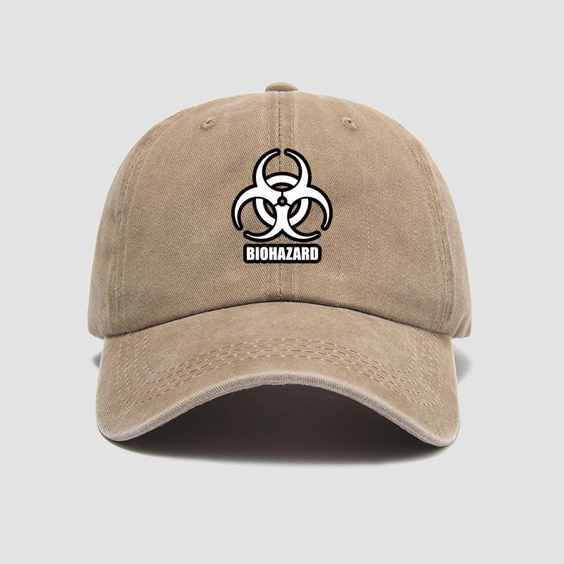 Ensemble T-shirt Manches Courtes et Casquette Style Coréen Resident Evil Marchandise Film Jeu Chinois Haut Doux Casquette de Baseball Réglable