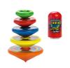 Top Stacking Top Daruma Drop Stacking Top Top Game Stacking Top Spinning Top Stacking Challenge Educational Toy 5-tier